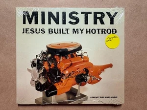MINISTRY CD Jesus Built My Hot Rod Maxi Single 1991 NEW vtg metal skinnypuppy - Bild 1 von 2
