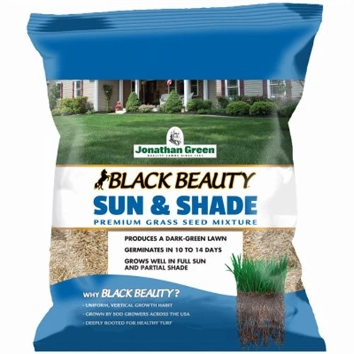Jonathan Green 12005 Black Beauty Sun & Shade Grass Seed Mixture 7 LB
