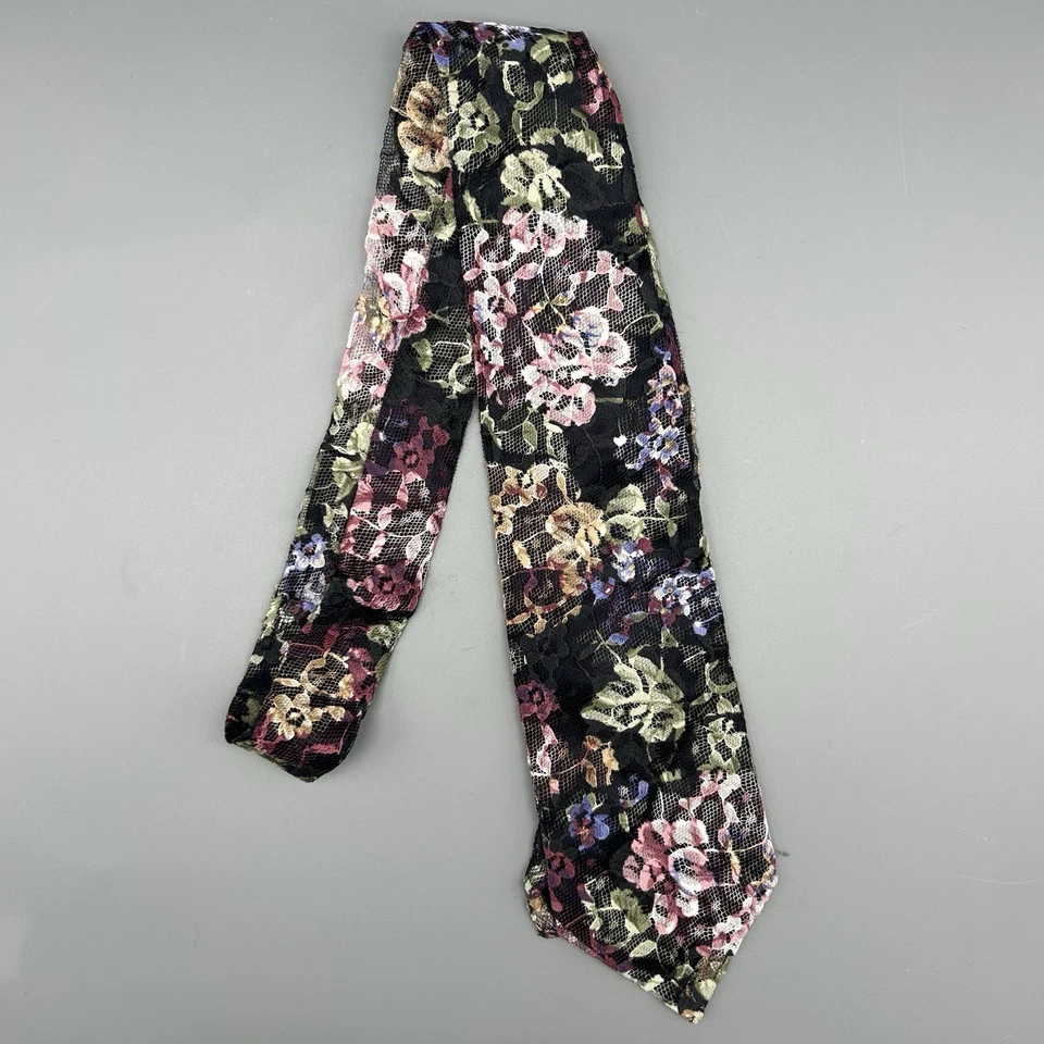 Corbata de Encaje Floral Hada Grunge Capricho Transparente Punk Emo Alternativa Indie Foto 1 de 4