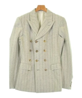 Chaquetas a medida COMME des GARCONS HOMME PLUS gris (patrón de rayas) 2200625317011 Foto 1 de 4