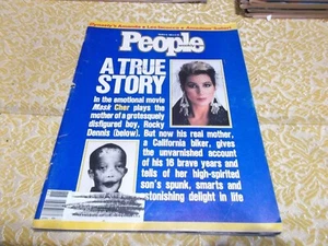 Vintage PEOPLE MAGAZINE Cher Mask True Story March 18, 1985 - Picture 1 of 5