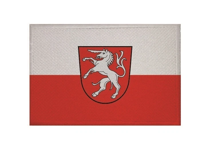 U24 Aufnäher Schwäbisch Gmünd Fahne Flagge Aufbügler Patch 9 x 6 cm