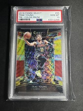 Trae Young 2018-19 Panini Select  #45 RC Rookie Tri-Color Prizm PSA 10