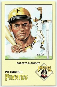 1990 10 Clemente Roberto Postcard Hof Catch Susan Pittsburgh Pirates Rini 5,000
