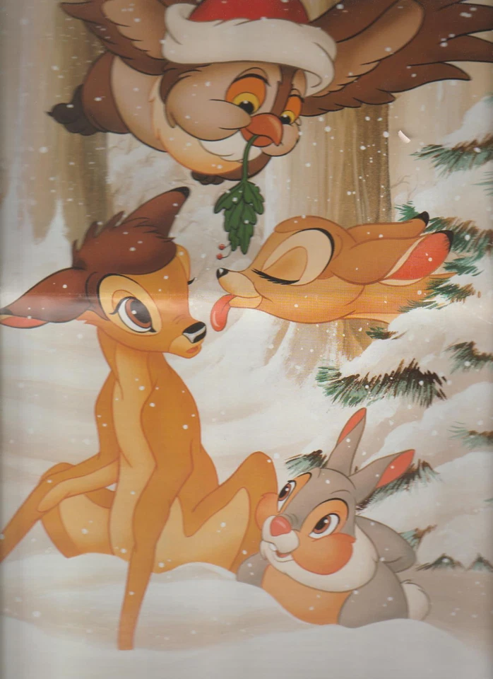 Revista Walt Disney Eyes & Ears Cast 21 de diciembre de 1995 Bambi Muérdago Foto 1 de 1