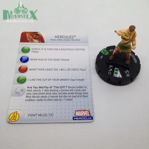 Heroclix Incredible Hulk set Hercules #026 Uncommon figure w/card! - Picture 1 of 1
