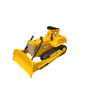 1998 Smart Toys Dynamic Diecast Yellow Bulldozer Construction Vehicle - Picture 1 of 13