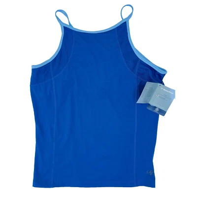 NordiTrack Misses Blue Christine Performance Tank Top Women Size Large, New - Image 1 of 4