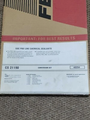Felpro Gasket Set 09-24009  CS21190  40294 MG4 Midget MK3 Triumph - Image 1 of 3