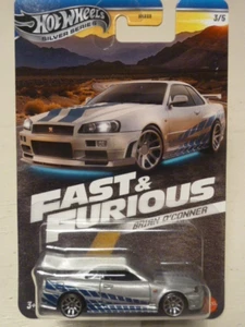 HOT WHEELS FAST AND FURIOUS BRIAN O'CONNER NISSAN SKYLINE GT-R (BNR34) - Imagen 1 de 1