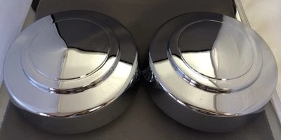NEW 1994-2008 FORD E250 E350 F250 F350 Single Wheel Front Center Cap 2WD PAIR - Image 1 of 3