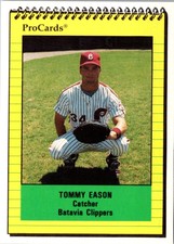 1991 ProCards Tommy Eason #3485 Batavia Clippers