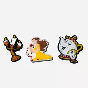 Shoe Charms for Crocs - Belle Beauty and the Beast DIY Bracelets Crafts Shoes - Picture 1 of 4