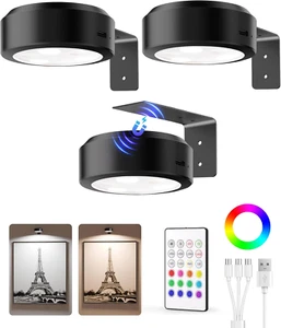 EZVALO Picture Lights for Wall,2000Mah Rechargeable Battery Magnetic Poster Ligh - Picture 1 of 12