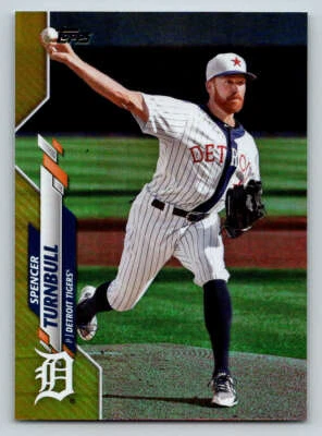 2020 Topps Gold Foil #445 Spencer Turnbull (ref 191603) - Image 1 of 2