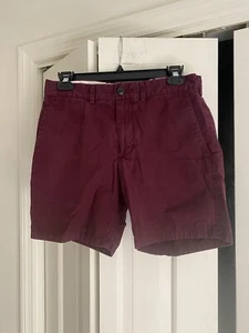 Club Monaco Burgundy Men's Shorts 28 - Picture 1 of 3