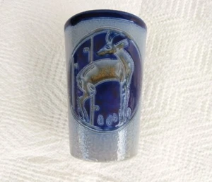 RARE ART POTTERY Deco Vessel JUGENDSTIL Artist LUDWIG HOHLWEIN For MERKELBACH - Picture 1 of 22