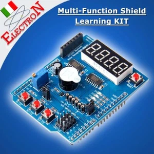Multi-Function Shield Learning KIT per Arduino UNO LEONARDO MEGA Multifunzione - Foto 1 di 1
