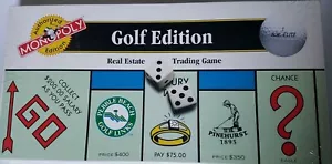 Monopoly Edición GOLF 1996 Versión Autorizada PGA LPGA De Colección Totalmente NUEVO Sellado - Imagen 1 de 5