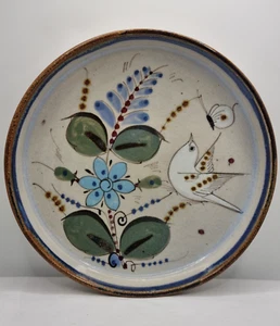 Ken Edwards Pottery Mexican Bread Plate Traditional Pattern 8.5" 22cm Signed - Imagen 1 de 11