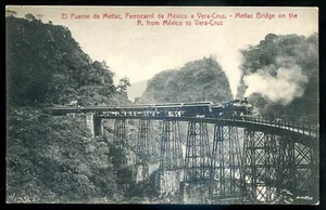 MEXICO Vera Cruz 1910s Metlac Railway Bridge Train - Picture 1 of 2