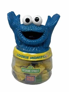 VTG 1998 Sesame Street Cookie Monster Mega Bloks TM Blue Building set kids - Picture 1 of 4