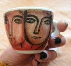 illy collection rara tazzina autore Sandro Chia con piattino mai usata 1993