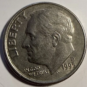 1993 D Roosevelt Dime Off Center Strike & Doubled Die Reverse Errors - Picture 1 of 12
