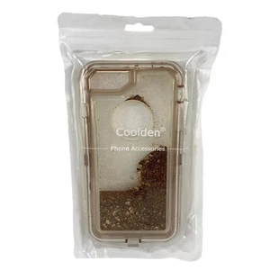 Glitter Quicksand Cover Fits iPhone 8 Plus & 7 Plus Coolden NIP Dual Layer Bling - Picture 1 of 3