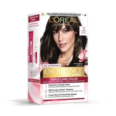 Color de cabello L'Oreal Paris Excellence, 72 ml + 100 g + cepillo de color de cabello gratis envío gratuito Foto 1 de 4