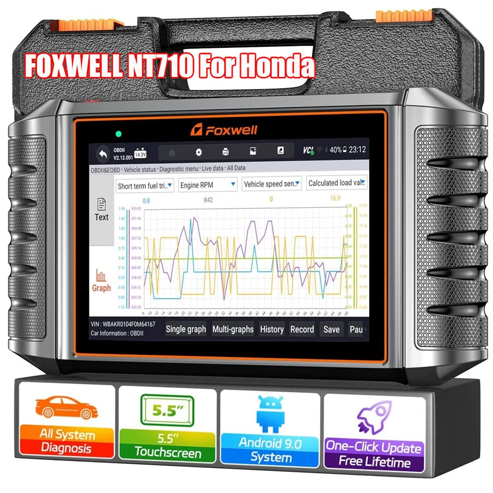 Foxwell NT201 CAN OBDII & EOBD Code Reader – User-Friendly Car Diagnostic Tool