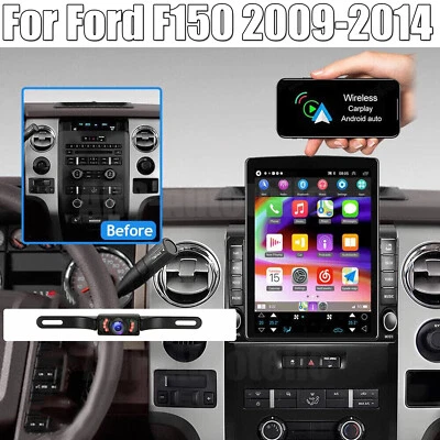 Для Ford F150 2009-2014 Android 13 GPS навигатор Apple Carplay автомобильное стерео радио FM - Изображение 1 из 4