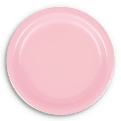CEG Paper Lunch Plates, Classic Pink (79158B) - Image 1 of 3