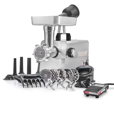 Moedor de carne resistente STX International Turboforce 3500 "HD" com pedal - Imagem 1 de 4