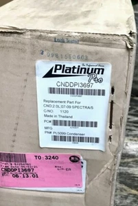 Condensador de aire acondicionado Platinum Pro para Kia Spectra/Spectra 5 2,0L 05-07 (CNDDPI3697) - Imagen 1 de 1