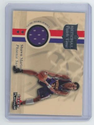 2001-02 Fleer白金全国布贴时间肖恩·马里昂篮球卡 — 第 1/2 张图片