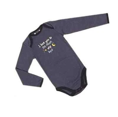 EX DEBENHAMS Ex Store Baby Jungen marineblauer Body I Love You To The Moon & Back 0 3 6 9 12 18 24