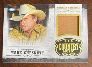 MARK CHESNUTT - Panini Country Music - Musician Materials Gold - S/N 004/141 - Bild 1 von 1