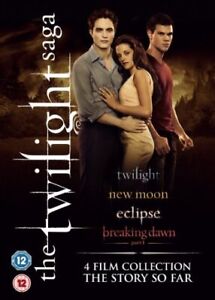 The Twilight Saga 1-4 DVD (2012) Kristen Stewart, Condon (DIR) cert 12 4 discs