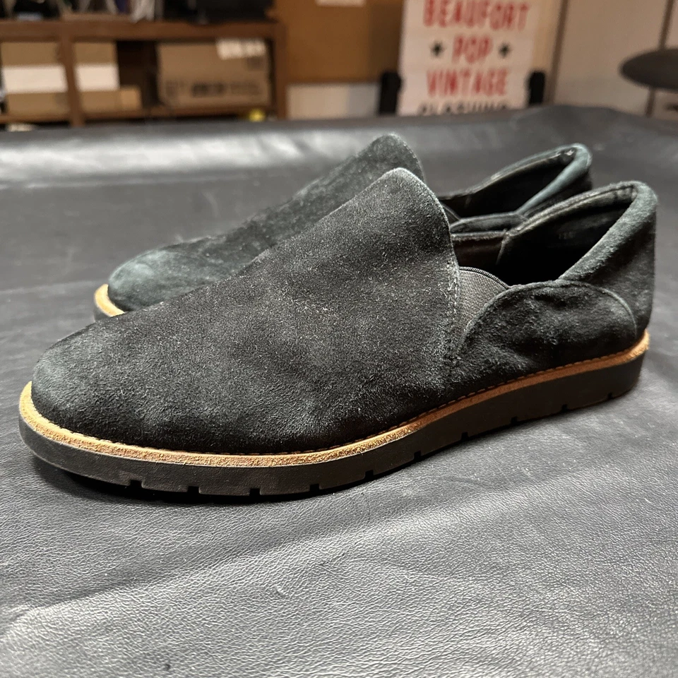 Mocasín de gamuza Vaneli para mujer talla 11 M Jager suela de goma negra informal acolchado BP Foto 1 de 4