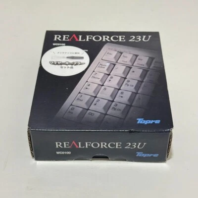 TOPRE REALFORCE 23U WC010 Keyboard Japanese 23 keys USB Numeric Keypad Gray - Image 1 of 3