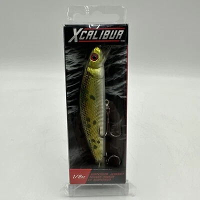 Xcalibur 1/2 унц. Рыболовные приманки Spotted Shiner Suspending Jerkbait XTRSJB02 - Изображение 1 из 4