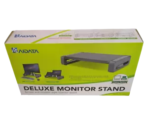 Monitor Stand Computer PC Desktop Laptop TV Dispaly Screen Riser Shelf Grey Kit - Picture 1 of 9