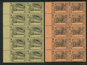 1960 New Hampshire Hunting Fishing Waterfowl Duck Stamp Sheets Combo Set Mint - Picture 1 of 2