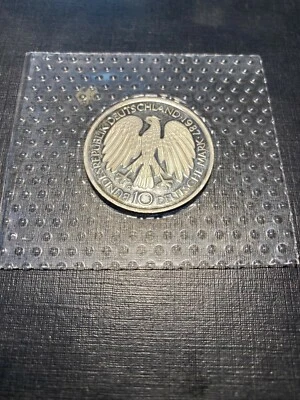 Germany 1987G DM10 Deutsche Mark Treaty of Rome Römische Verträge - 0.625 Silver - Image 1 of 3