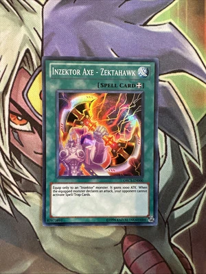 ORCS-EN000 Inzektor Axe - Zektahawk Super Rare Unlimited Edition NM Yugioh Card  - Image 1 of 2
