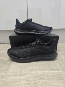 Under Armour Charged Speed SwiftTriple Black Trainers Size UK 9 BNIB Gym Running - Picture 1 of 12