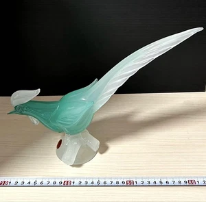 Archimede Seguso Murano Hand-Blown Glass Bird Figurine w/ Original Box - Picture 1 of 11
