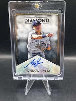 2023 Topps Diamond Icons Anthony Volpe Rookie On Card Auto RC SSP /25 AC-VOL - Image 1 of 3