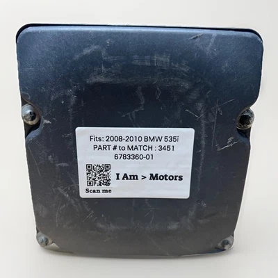 Módulo de bomba de freno ABS reacondicionado 2008-2010 BMW E60 535i | 3451-6783360-01 Foto 1 de 4